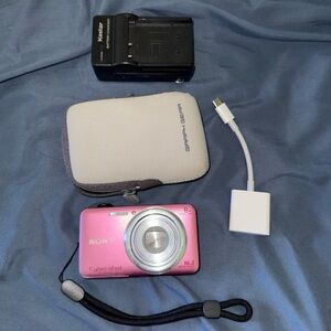 Sony Pink Cyber-shot Digital Camera